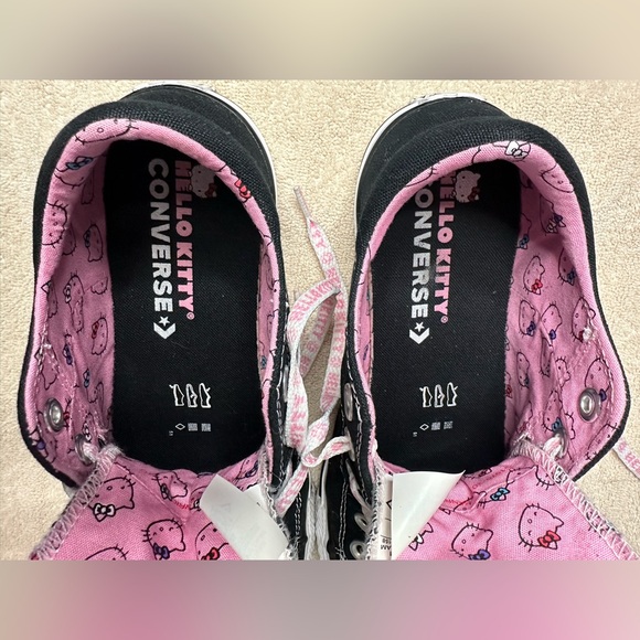 Converse Hello Kitty Sneakers - Black and Pink - Picture 9 of 11